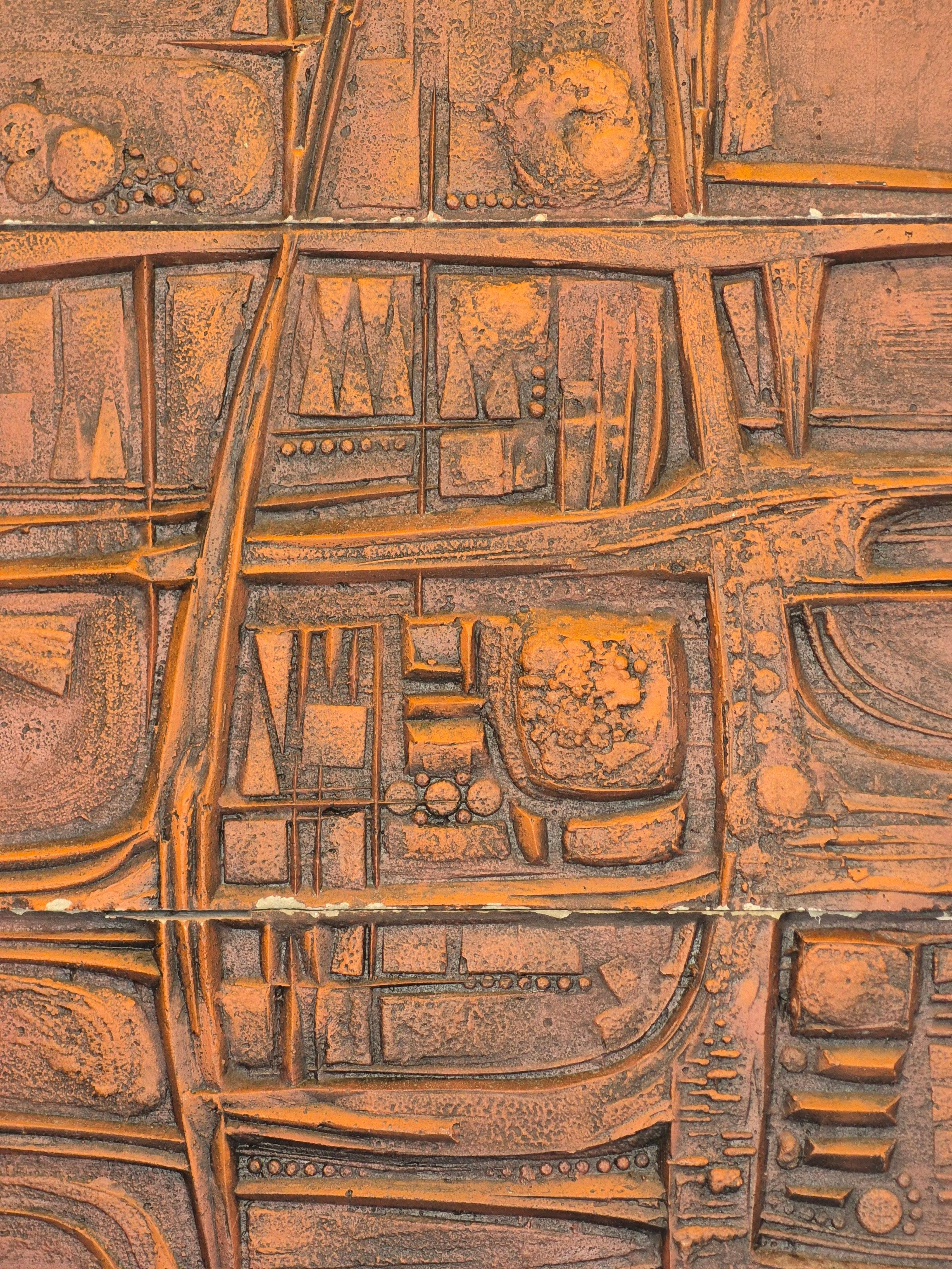 Exceptional enamelled cement mantlepiece / fireplace by Rogier Vandeweghe for Amphora. According our records no more than ten(10) have been made. Only one, very similar to the one we present, is located in a private estate in Zwijnaarde (near