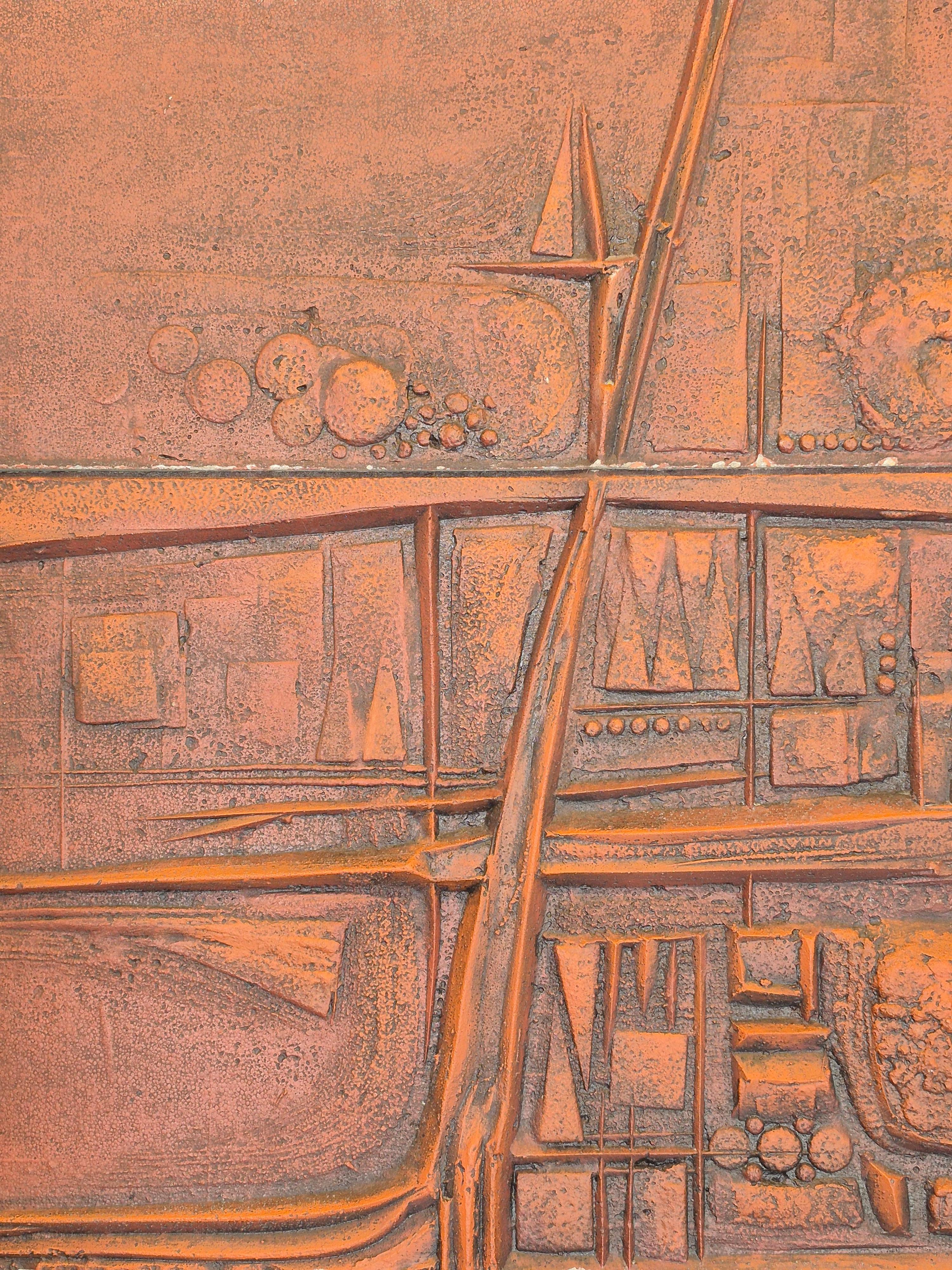 Brutalist Fireplace by Rogier Vandeweghe for Amphora For Sale