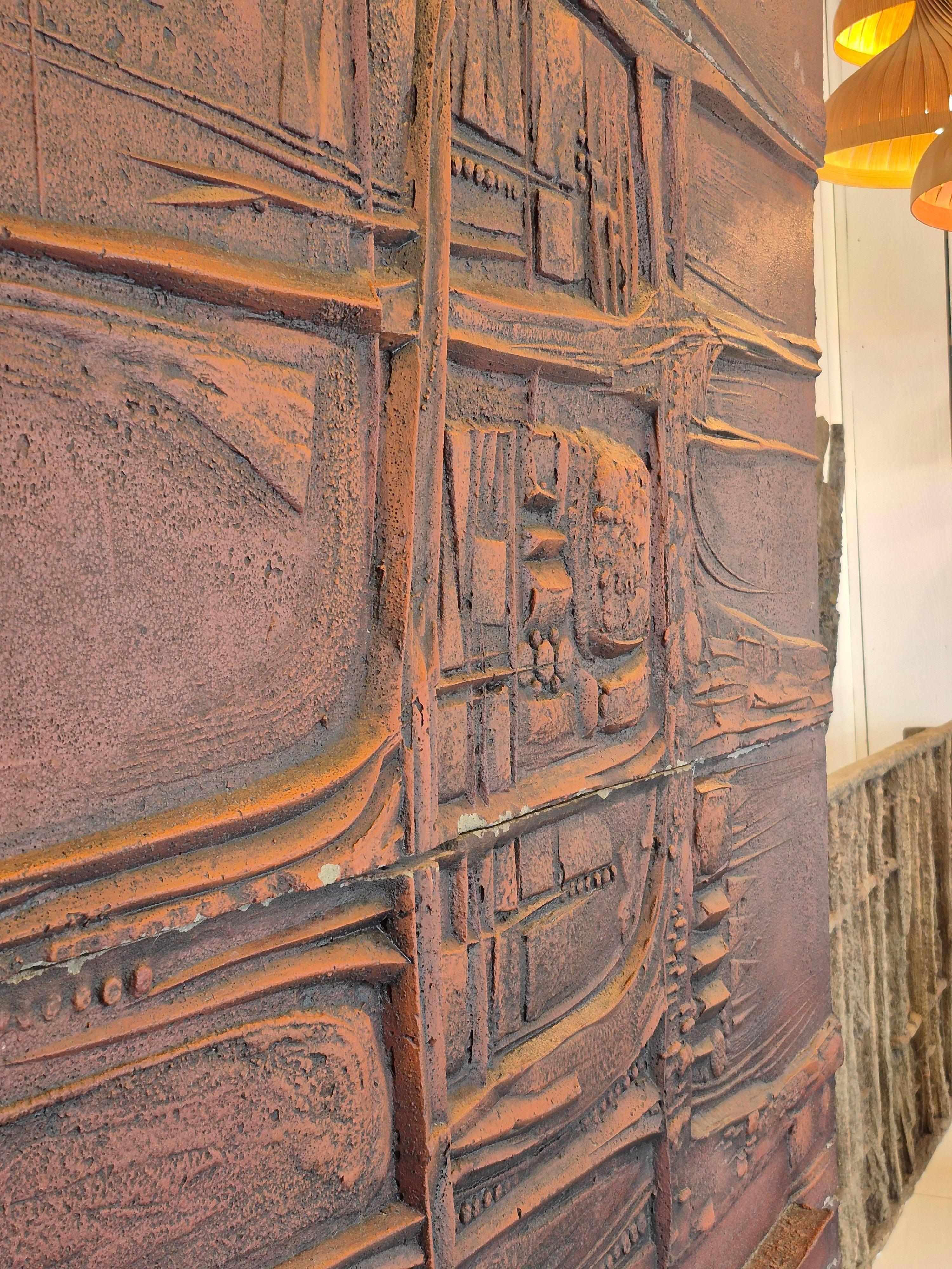 Fireplace by Rogier Vandeweghe for Amphora In Good Condition For Sale In Haaltert, BE