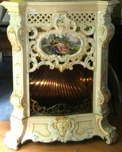 Fireplace by Villeroy & Boch in Ceramic Porcelain, Germany Saxonia, 1769
