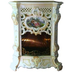 Fireplace by Villeroy & Boch in Ceramic Porcelain, Germany Saxonia, 1769