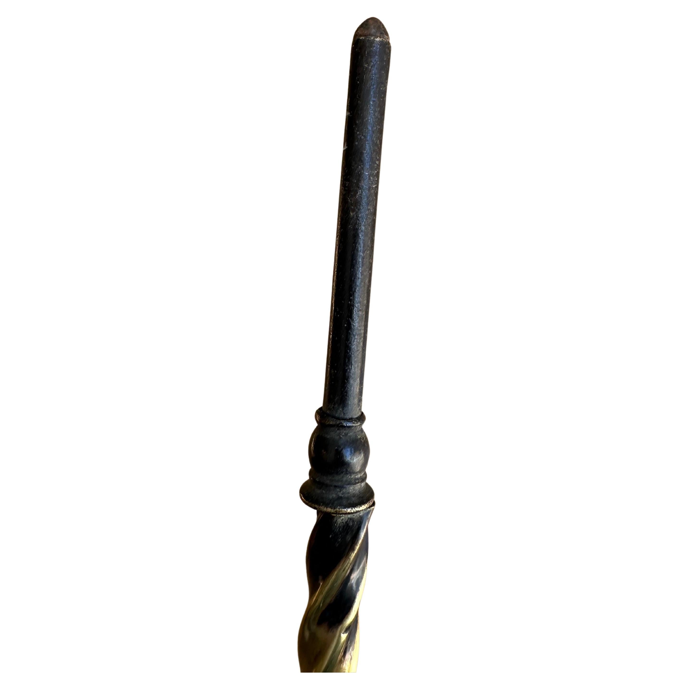 Fireplace Companion Set - 19th Century Decorative Hearth Tools For Sale 5