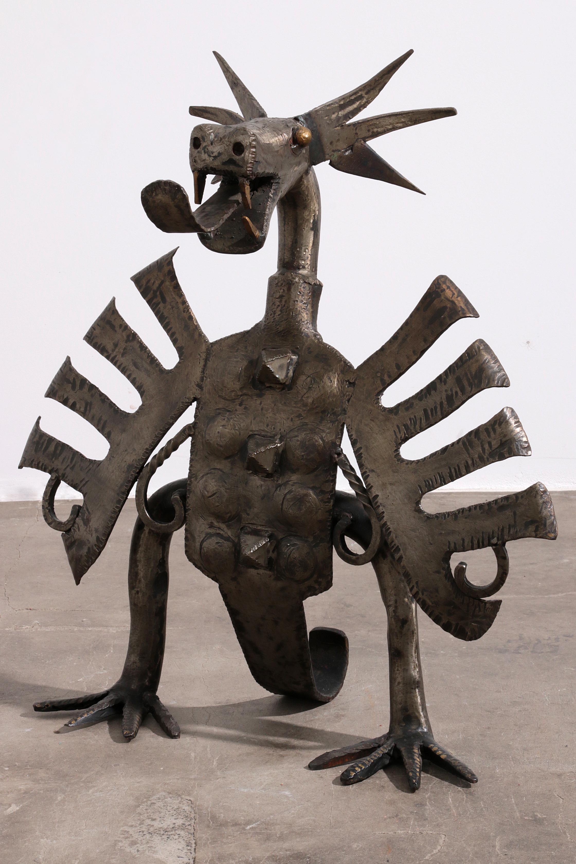 Kamin Drache von Smederij Jan Franssen, 1950er-60er Jahre (Arts and Crafts) im Angebot