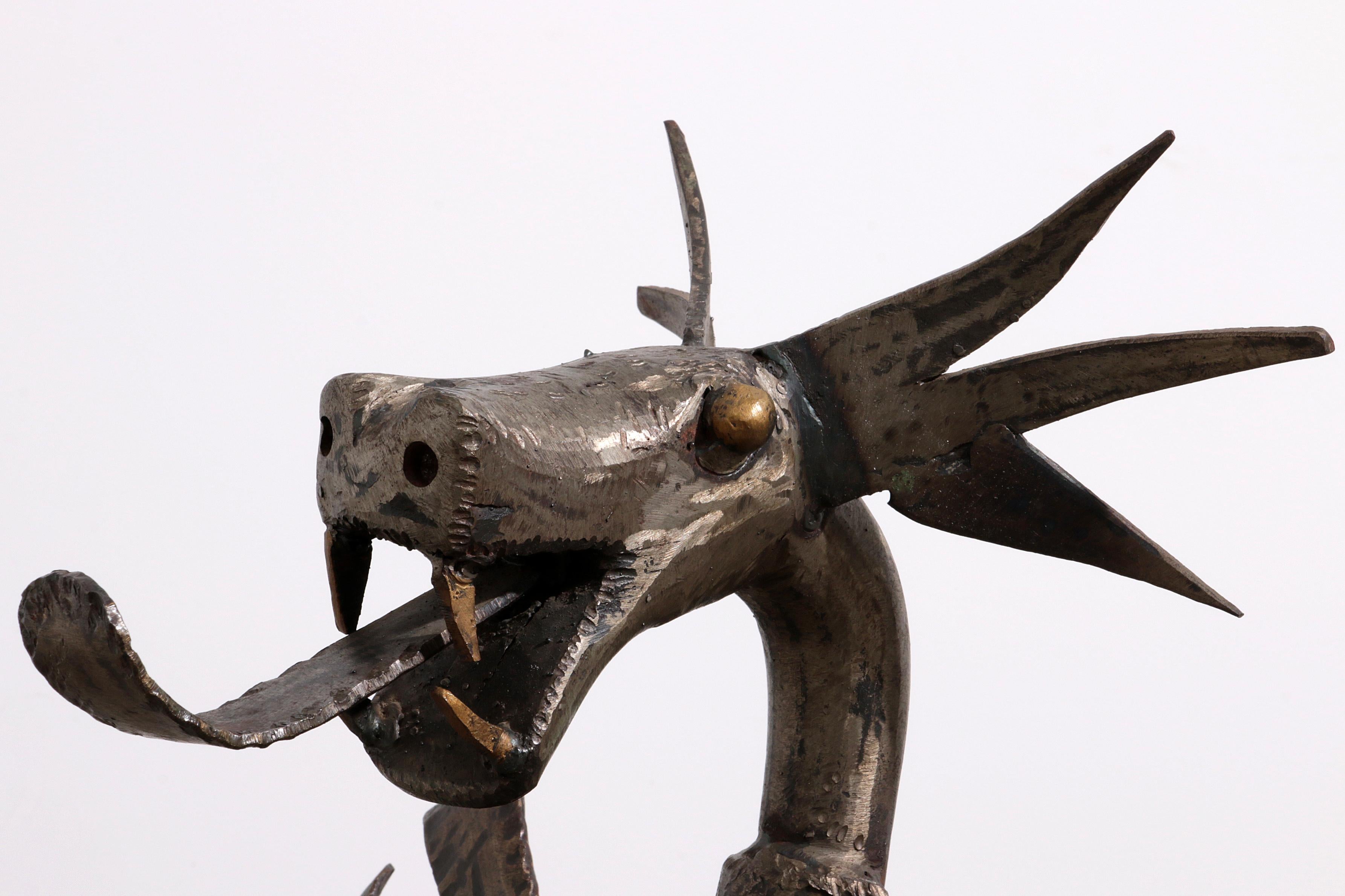 Kamin Drache von Smederij Jan Franssen, 1950er-60er Jahre im Angebot 2