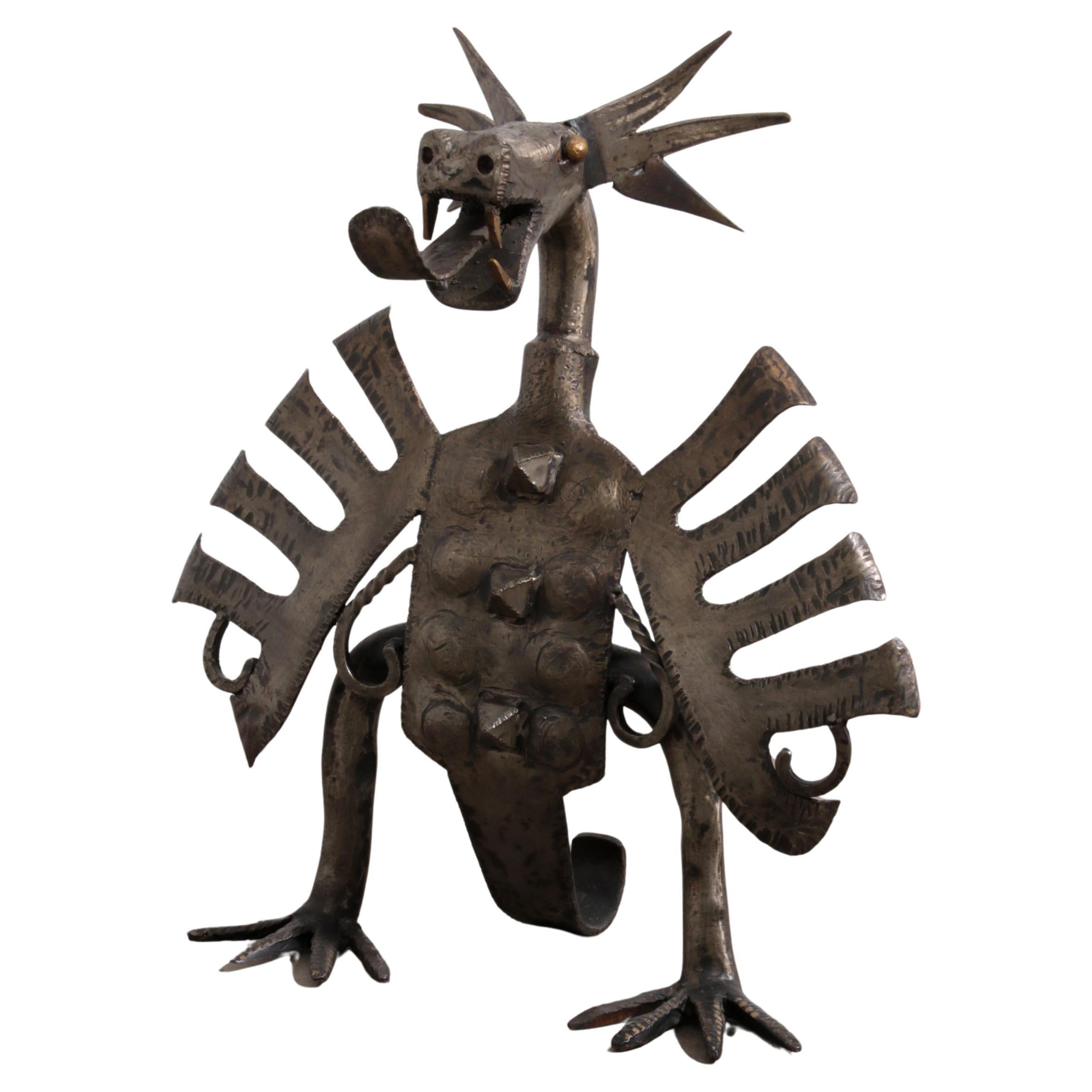 Kamin Drache von Smederij Jan Franssen, 1950er-60er Jahre im Angebot
