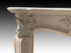 Fireplace frame. Sandstone.