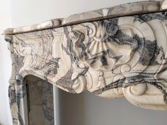 Fireplace in Expressive Marble