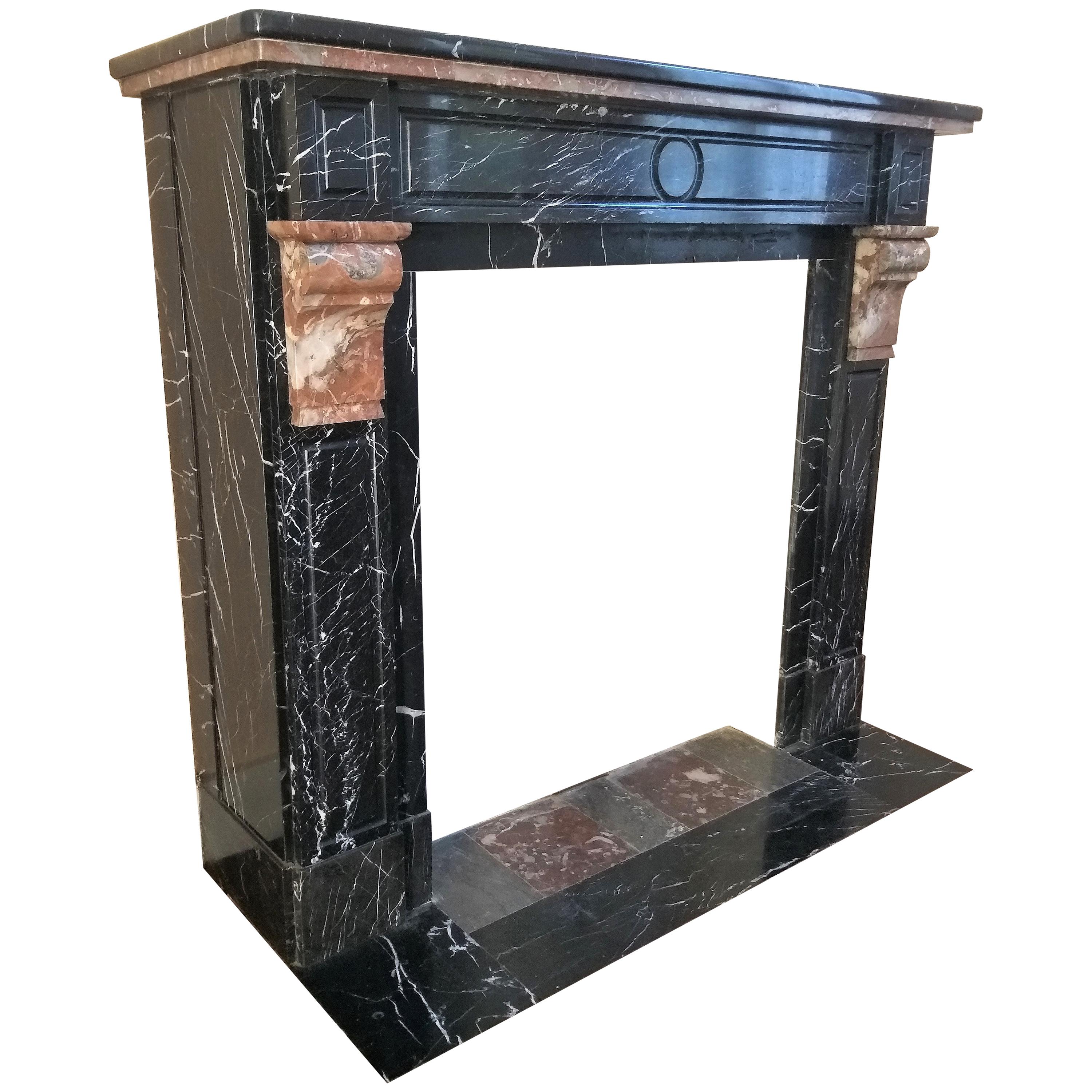 Antique Fireplace, Late 19th Century For Sale