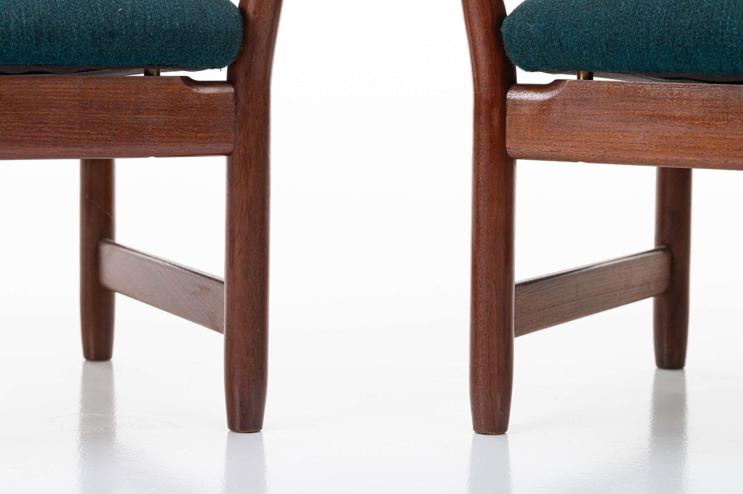 'Fireplace' Lounge Chairs by Fredrik Kayser and Adolf Relling for Dokka Møbler 1
