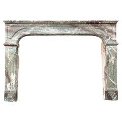 Fireplace Marble Campan Grand Mélange Louis XIV Style