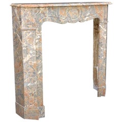  Fireplace Marble Turquin Caunes Louis XV Style