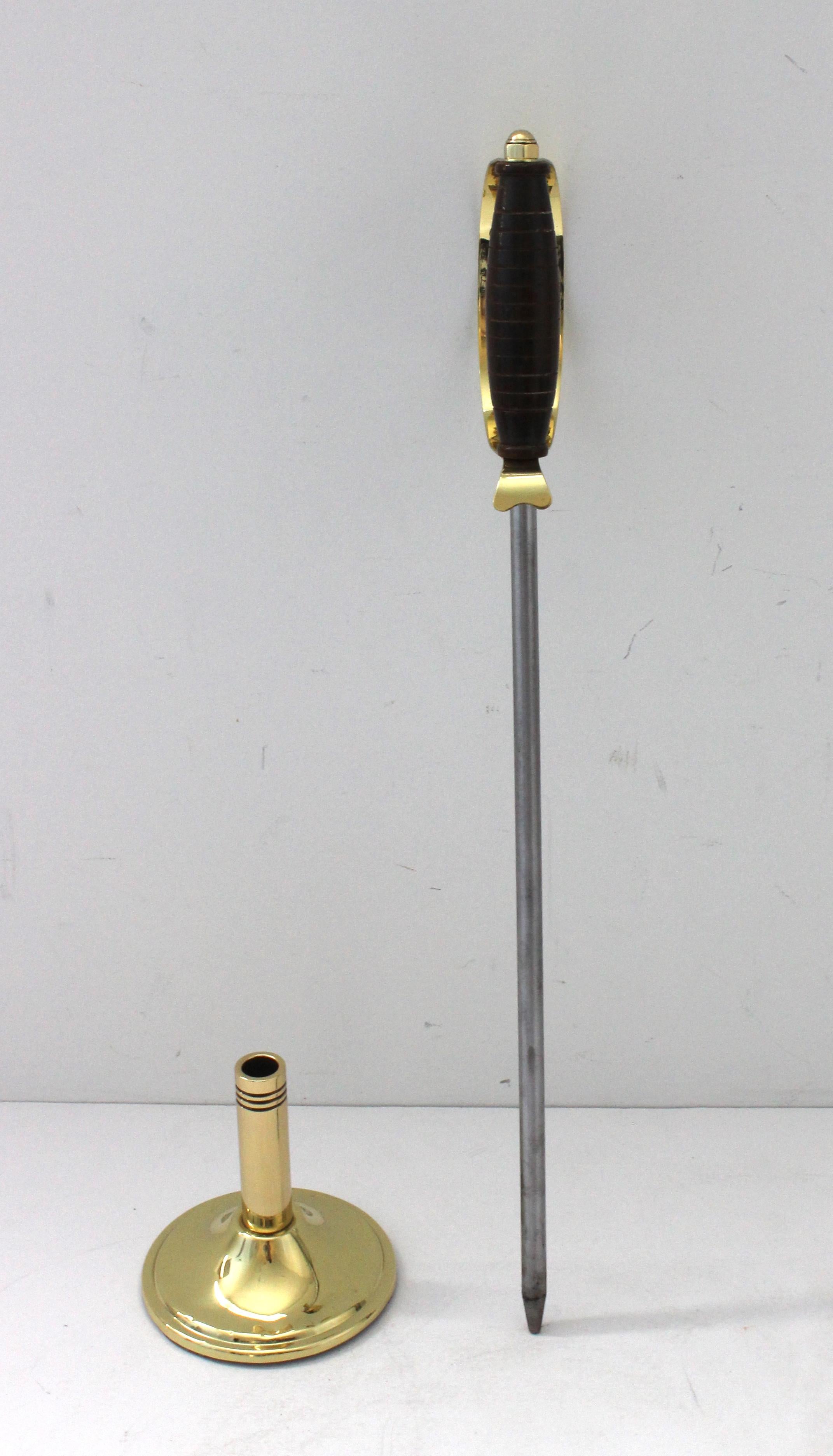 Fireplace Poker Sword Form by Peerage of England For Sale 1