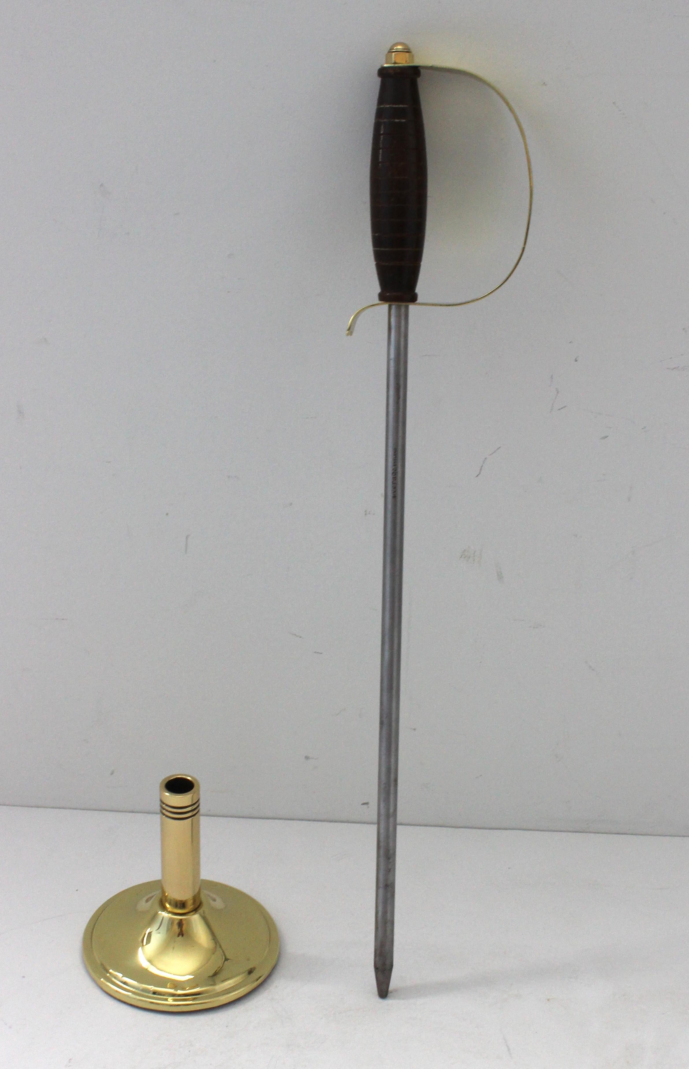 Fireplace Poker Sword Form by Peerage of England For Sale 2
