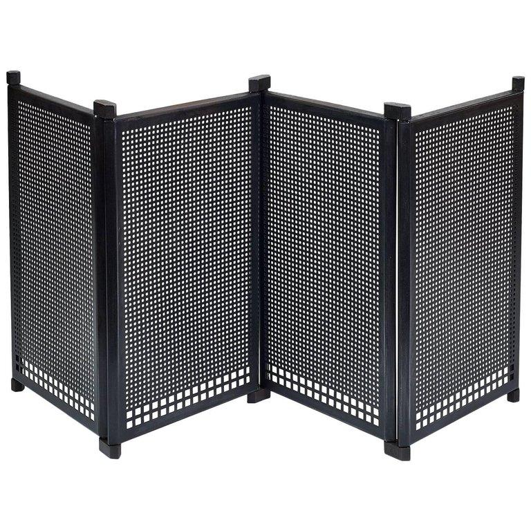 Italian Fireplace Screen by Afra & Tobia Scarpa, Italy, 1970s