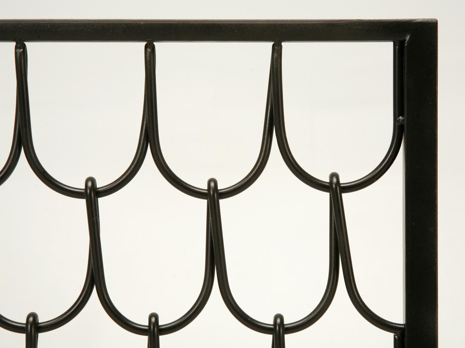 Hand-Crafted Fireplace Screen Hand-Made in Chicago and Available Any Dimension, Most Finishes For Sale