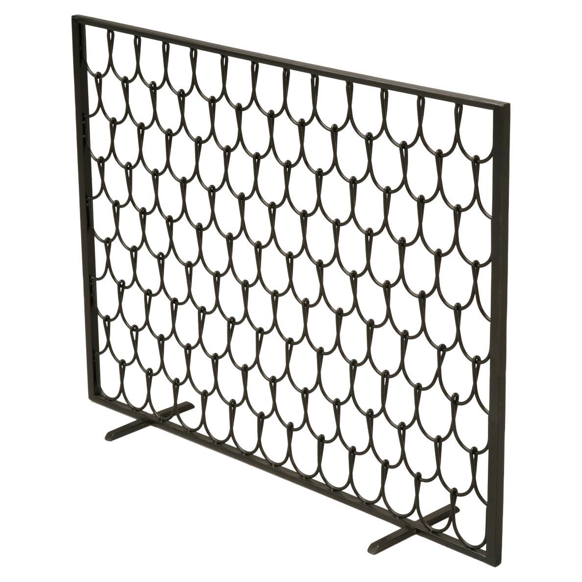 Fireplace Screen Hand-Made in Chicago and Available Any Dimension, Most Finishes