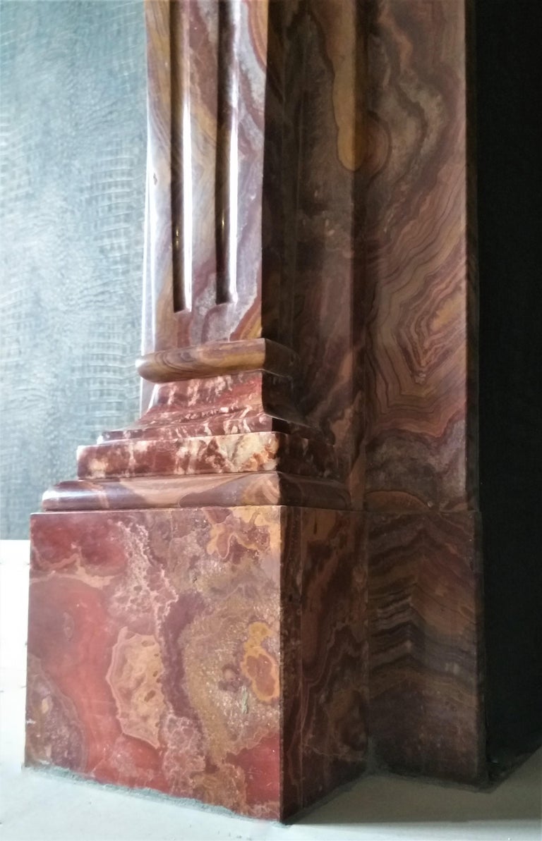 FireplaceSurround in Stunning MarbleOnyx For Sale at 1stDibs