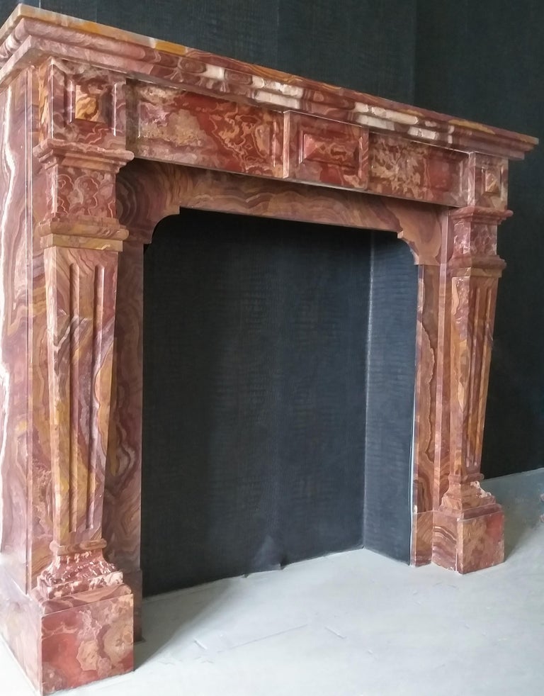 FireplaceSurround in Stunning MarbleOnyx For Sale at 1stDibs