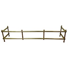 Vintage Fireplace Surround Solid Brass, Mid-20th Century