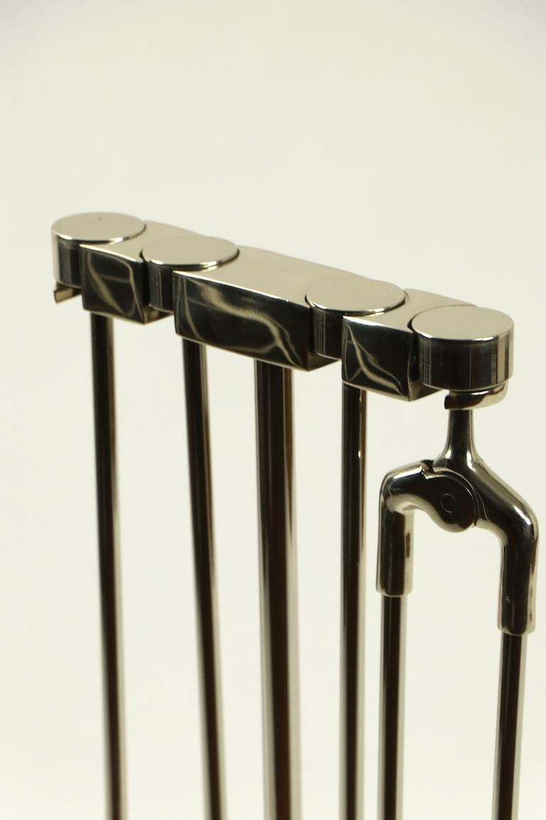Post-Modern Fireplace Tool Set Mínima by Nancy Ruben for Virginia Metalcrafters
