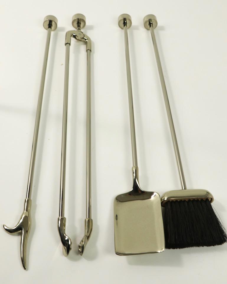 Fireplace Tool Set Mínima by Nancy Ruben for Virginia Metalcrafters 2