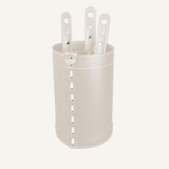 Modern Fireplace Tool Set BATLY by Limac Design - Regenerated Leather