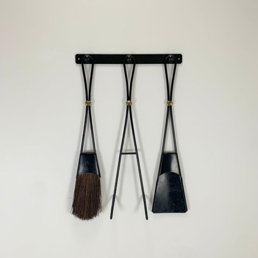 Fireplace Tools by Jens Quistgaard for Dansk Design, circa 1960, Denmark For Sale 5