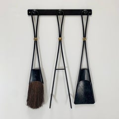 Fireplace Tools by Jens Quistgaard for Dansk Design, circa 1960, Denmark