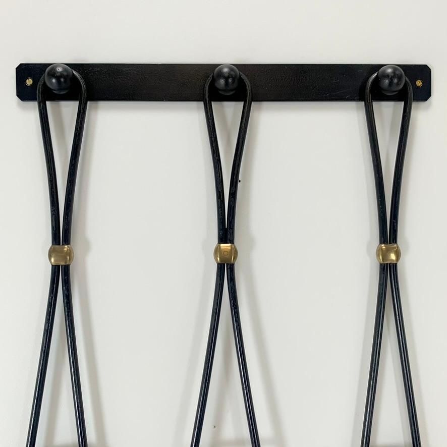 Blackened Fireplace Tools by Jens Quistgaard for Dansk Design, circa 1960, Denmark For Sale