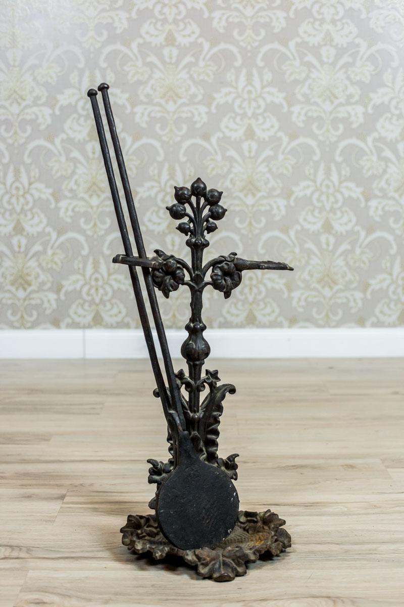 French Fireplace Tools on a Holder, circa 1880