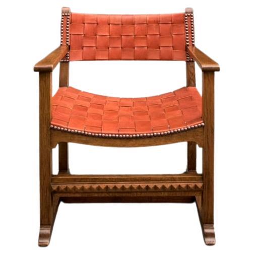 Fireside Chair, Adolf Loos for Thonet, Austria, 1930s For Sale