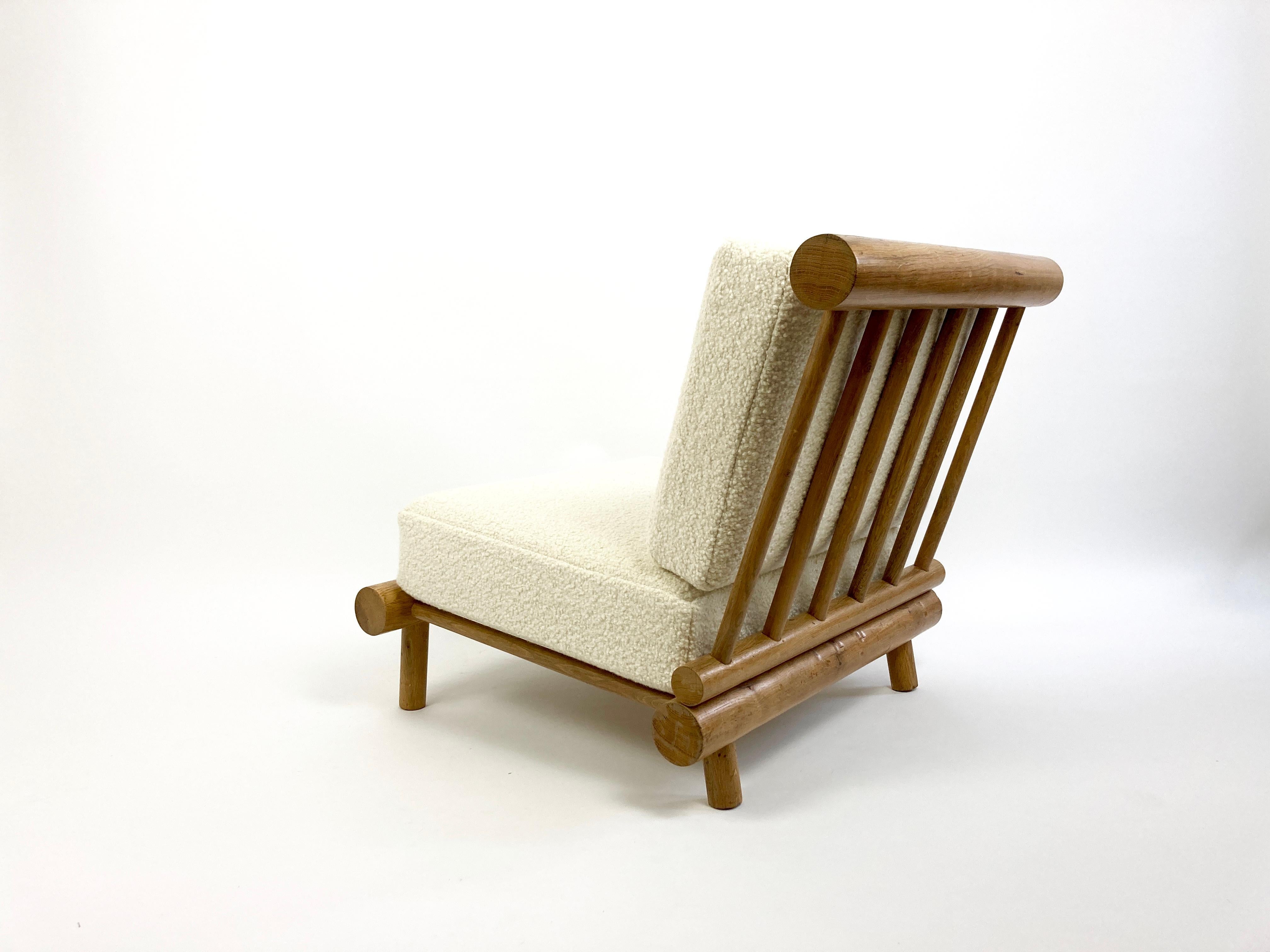 20ième siècle Chaises de cheminée La Cachette, Les Arcs France sélectionnées par Charlotte Perriand