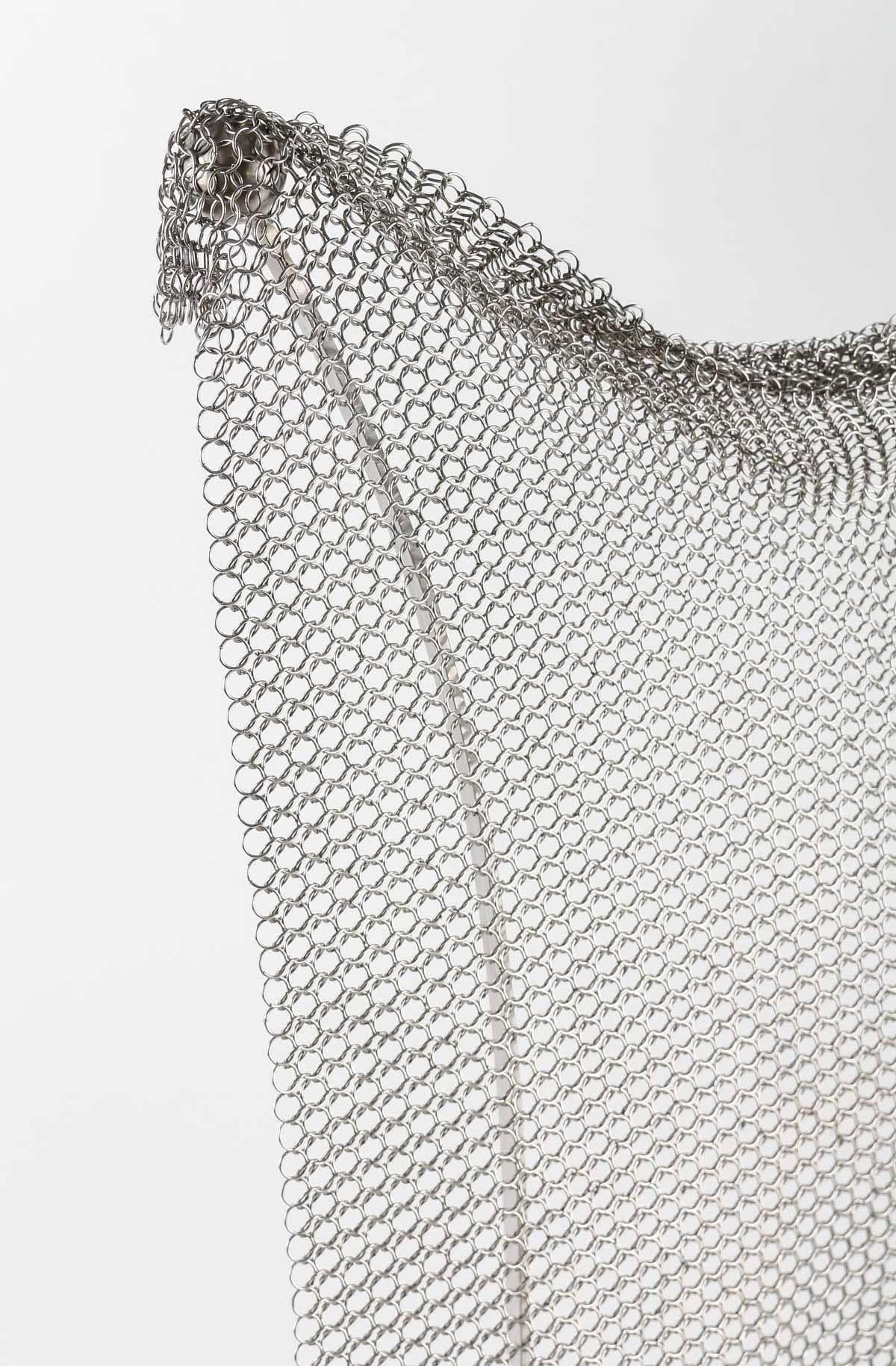 French Firewall, Sculpture, Steel and Chainmail, Design, 1980-1990. For Sale