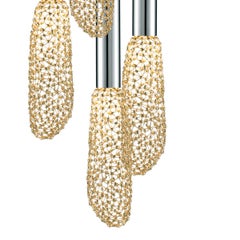 Firmament-1 'Gold' by Ango, Handcrafted Chandelier for 21st Century