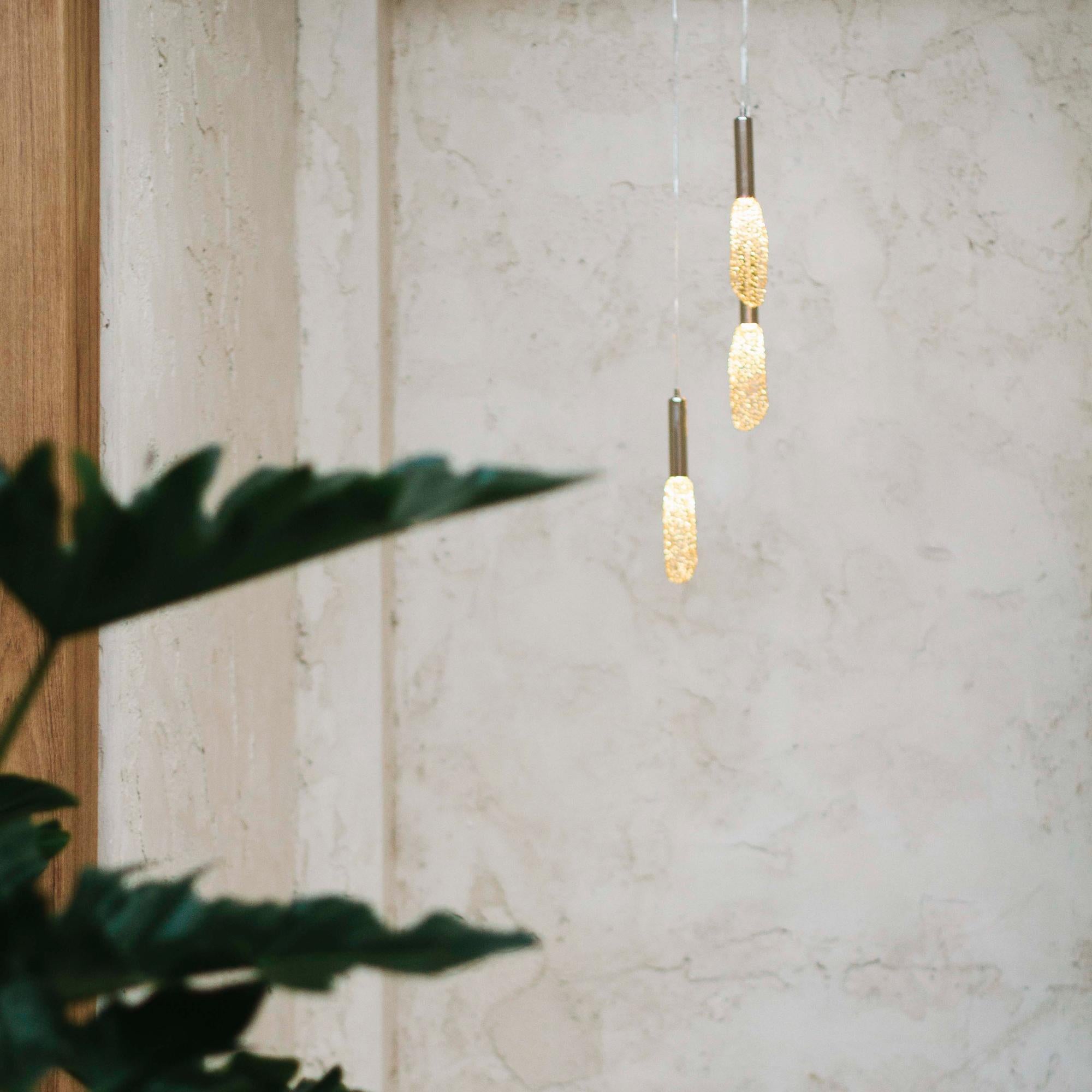 XXIe siècle et contemporain Firmament-1 « Or » par Ango, lustre artisanal du 21e siècle en vente