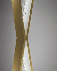 Firmamento Milano Eloxiertes Gold X-Light Pendelleuchte von Michele Reginaldi