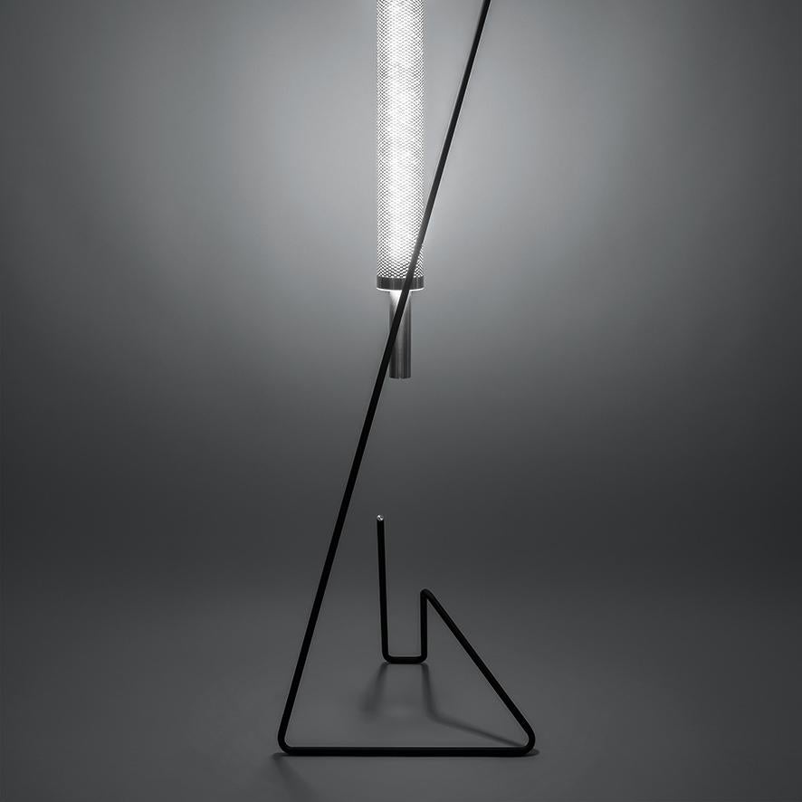 Italian Firmamento Milano Black Kate Floor Lamp by Benedetta Miralles Tagliabue For Sale