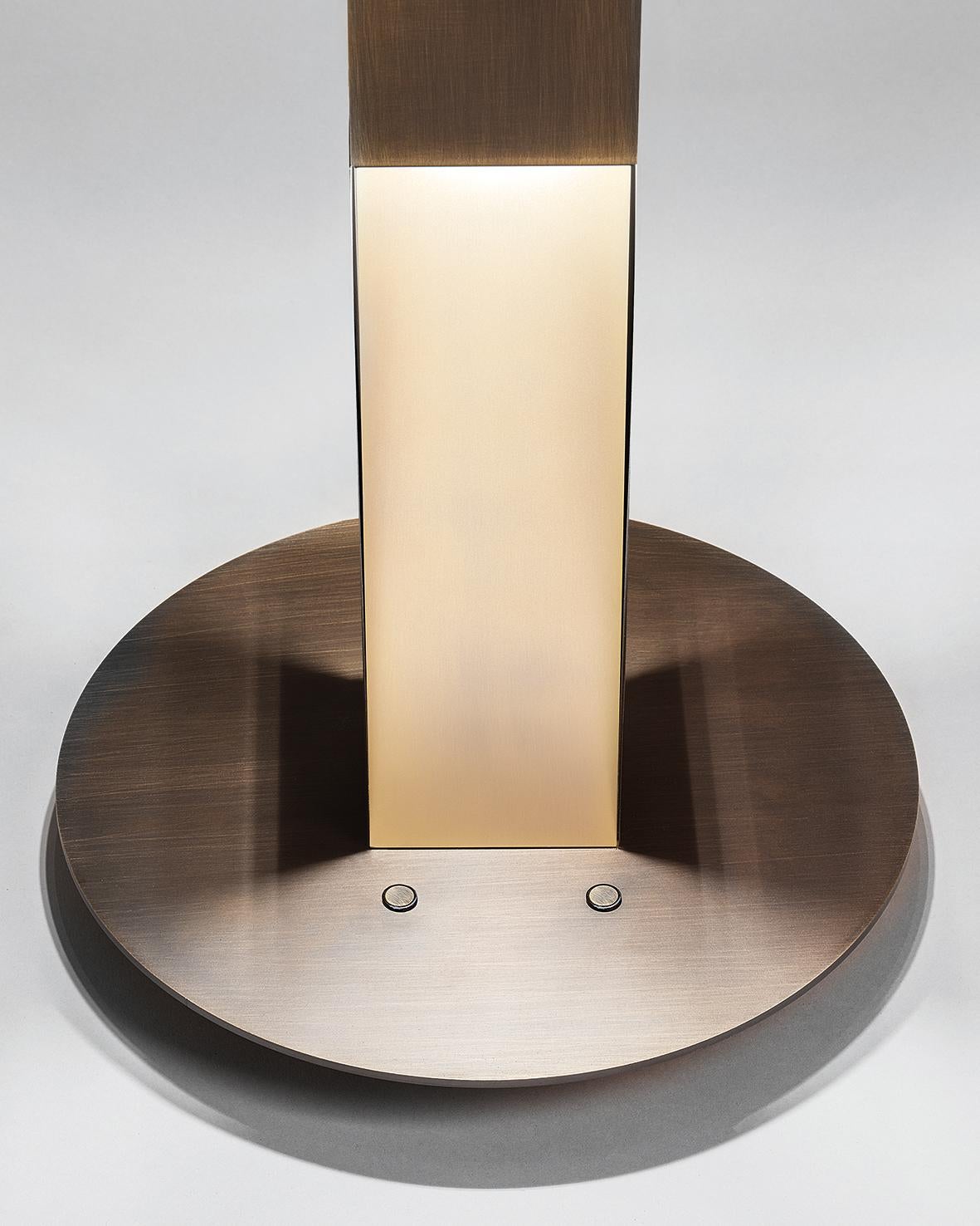 Firmamento Milano Stehlampe aus Messing und Bronze von Cino Zucchi (Moderne) im Angebot