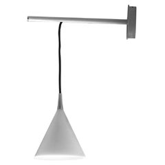 Firmamento Milano Cono LED Wall Lamp in White by Carlo Guglielmi