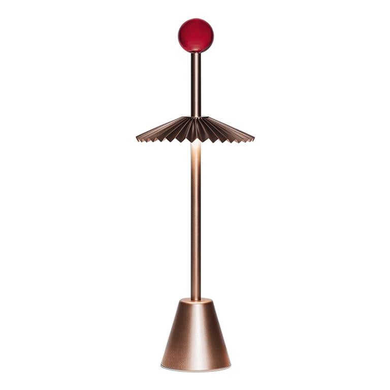 Im Angebot: Firmamento Milano Etoile, tragbare Tischlampe von Daniela Puppa, Firmamento, Beige (BR — Bronze)