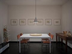 Firmamento Milano Small Cono Pendant Lamp in White by Carlo Guglielmi