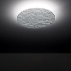 Firmamento Milano Large White Luna Tonda Ceiling/Wall Light by Carlo Guglielmi
