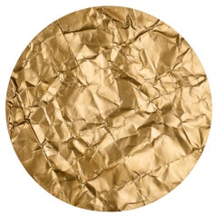 Firmamento Milano Große Luna Tonda-Decken-/Wandleuchte aus Gold von Carlo Guglielmi