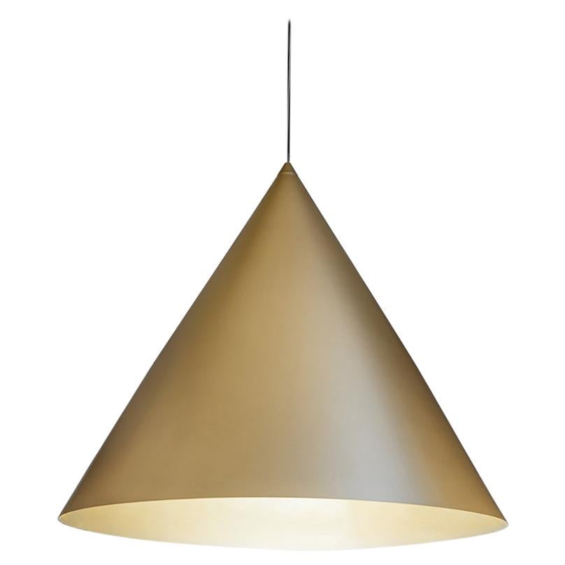 For Sale: Gold (GO — Gold) Firmamento Milano Medium Cono Pendant by Carlo Guglielmi