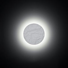 Firmamento Milano Medium White Luna Tonda Ceiling/Wall Light by Carlo Guglielmi