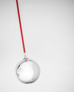 Firmamento Milano Red Newton Pendant Lamp by Franco Raggi