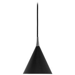 Firmamento Milano Small Cono Pendant Lamp in Black by Carlo Guglielmi