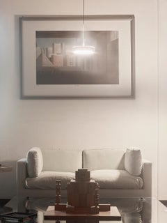 Lampada a sospensione LED Tambu di Carlo Guglielmi in nero di Firmamento Milano