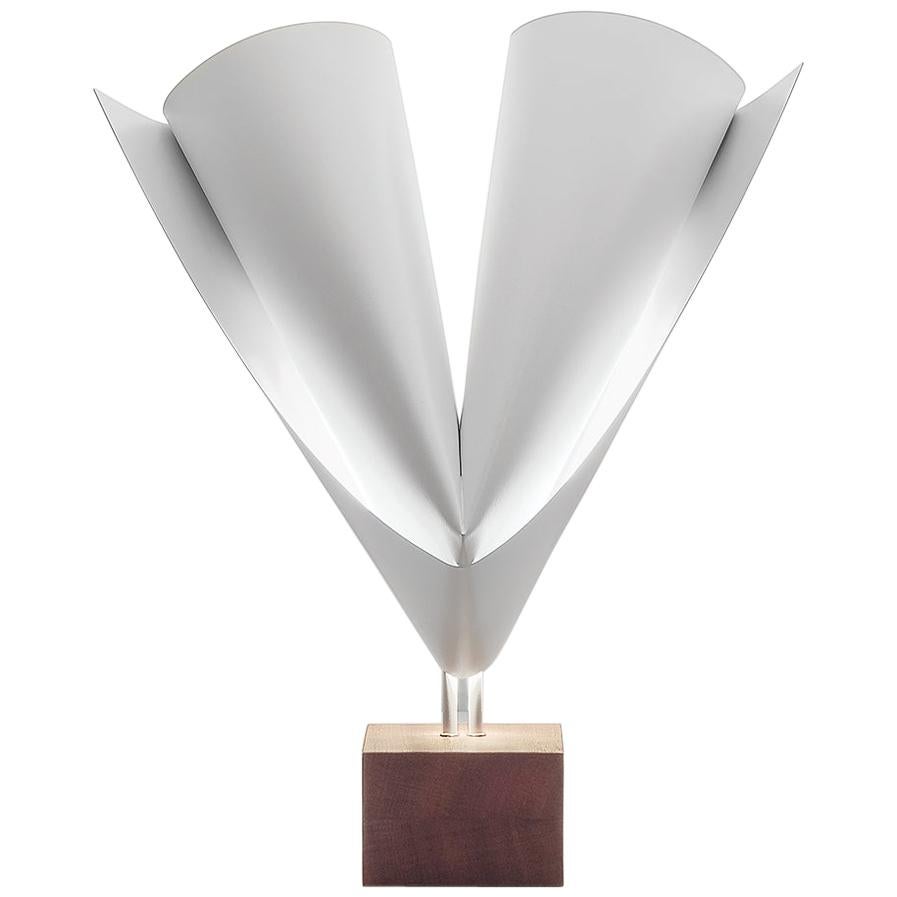 Firmamento Milano White Ginevra Table Lamp by Michele Reginaldi For Sale