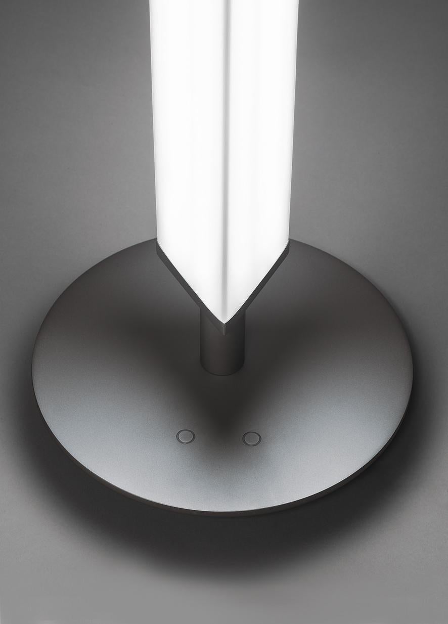 Italian Firmamento Milano White Presbitero Floor Lamp by Pierluigi Cerri For Sale